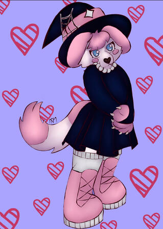 Dog fursona - Art Swap